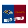 Fan Mats Nfl Ravens / Football Team House Divided Rug
