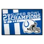 Fan Mats Indianapolis Colts Dynasty Starter Accent Rug - 19In. X 30In.