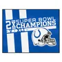 Fan Mats Indianapolis Colts All-Star Rug - 34 In. X 42.5 In. Plush Area Rug