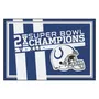 Fan Mats Indianapolis Colts Dynasty 5Ft. X 8Ft. Plush Area Rug