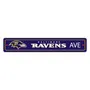 Fan Mats Baltimore Ravens Team Color Street Sign Decor 4In. X 24In. Lightweight