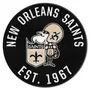 Fan Mats New Orleans Saints Roundel Rug - 27In. Diameter