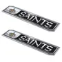 Fan Mats New Orleans Saints 2 Piece Heavy Duty Aluminum Embossed Truck Emblem Set